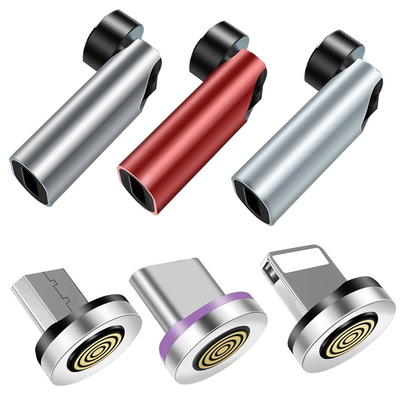 Magnetic 7 Pin Fast Charging Cable With 540 Rotation For USB C Micro 4