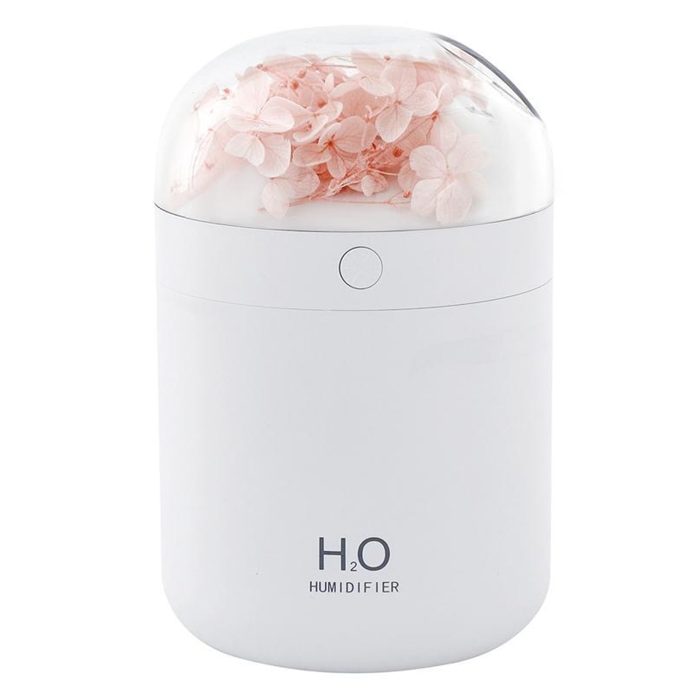 USB Flower Humidifier for Bedroom and Desk with Ambient Light