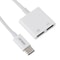 USB C Splitter Audio Charging Adapter Dual Type C Headphone Cable 4