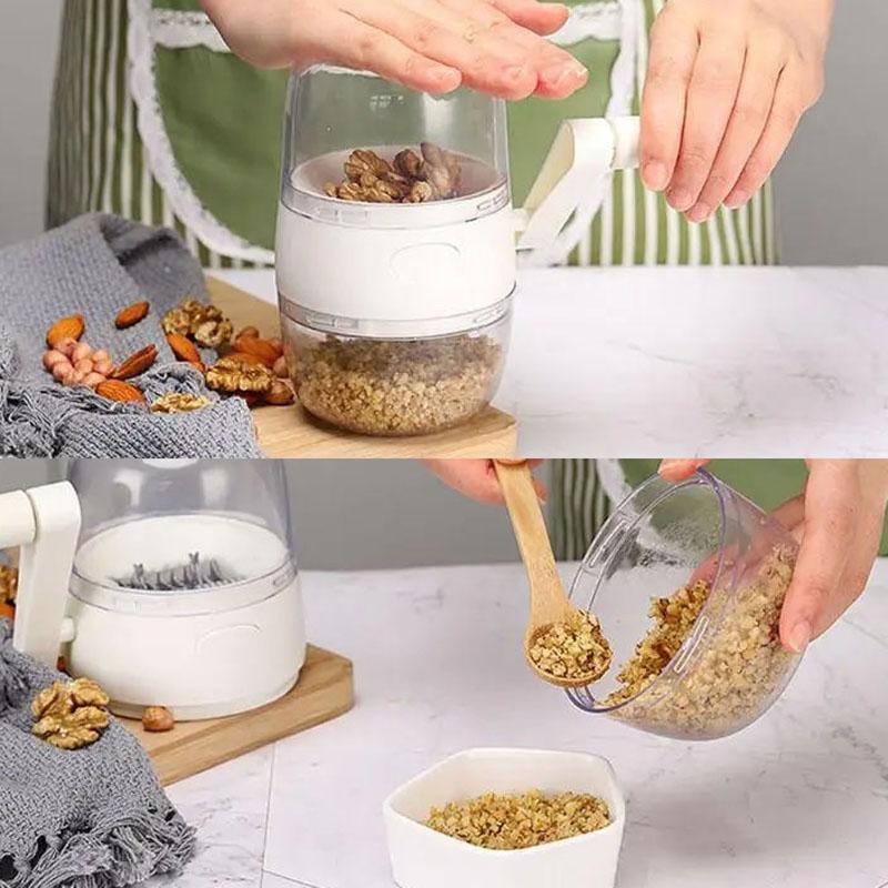Manual Nut Spice Grinder Hand Crank Nut Crusher Dried Fruit Grinder For Kitchen 5