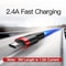 Reversible Braided Micro USB Charging Cable Fast Sync Durable Double Sided Cord 1