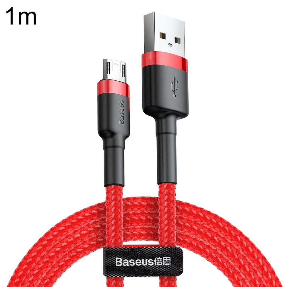 Reversible Braided Micro USB Charging Cable Fast Sync Durable Double Sided Cord