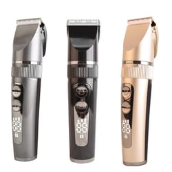 cordless hair clipper set with lcd display for baby, kids and adults