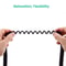 Retractable USB C Cable Fast Charge Data Sync Spring Cord 2M Stretch 5