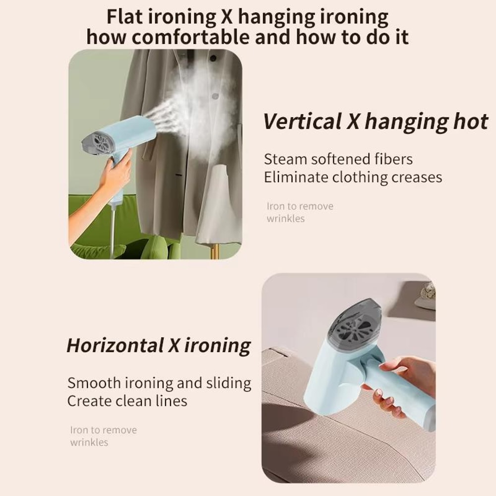 Foldable Travel Steamer For Clothes Handheld Garment Steamer Iron 1