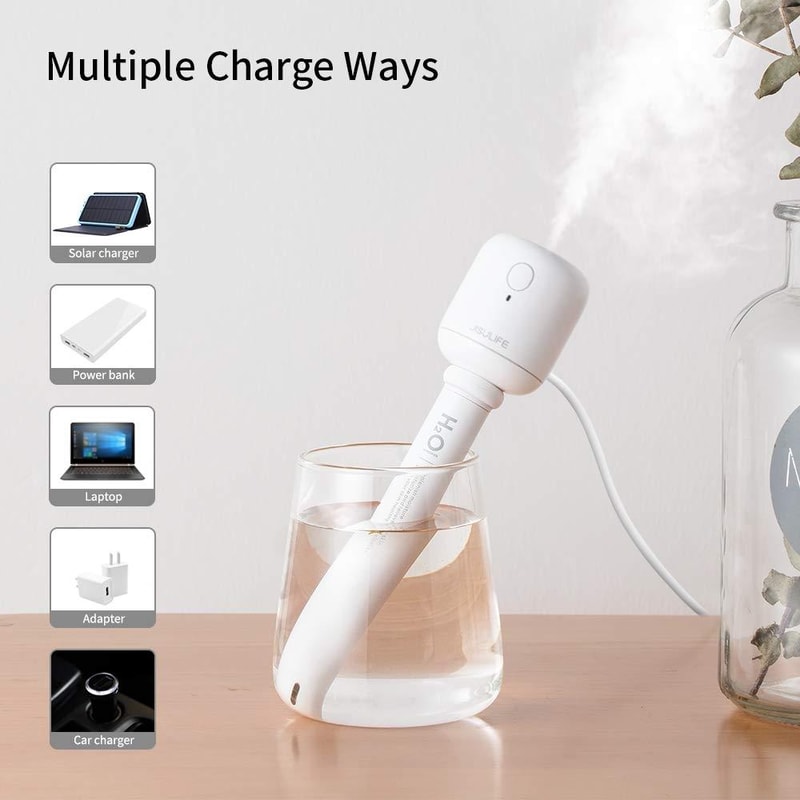 Wireless Portable Humidifier High Mist No Water Tank Compact Air Moisturizer 1