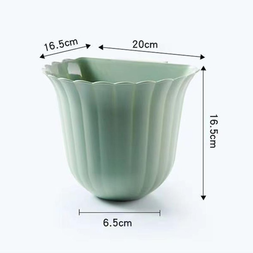 Multifunctional Hanging Kitchen Trash Can SpaceSaving Cabinet Garbage Bin With Flower Design 3