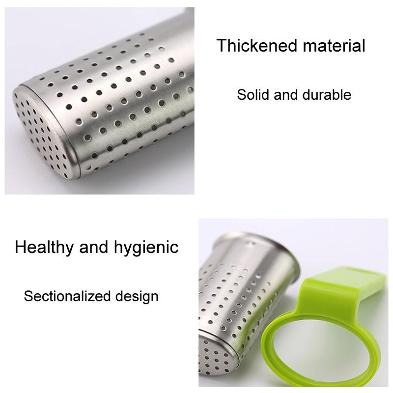 Portable Stainless Steel Tea Strainer With Fine Mesh Filter For Loose Leaf Tea 3