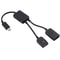 2 In 1 Micro USB OTG Splitter Adapter Cable For Phone And Tablet Connectivity 2