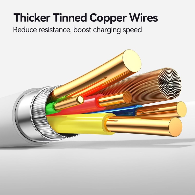 Vibrant Series 3A USB To Type C Fast Charging Cable For Reliable Charging And Data Sync 7