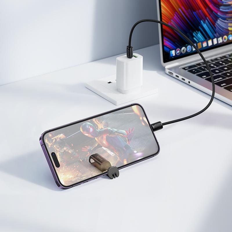 Fast Charging Phone Lanyard Cable With Holder Type C To Lightning Cable Multi Function Design 7