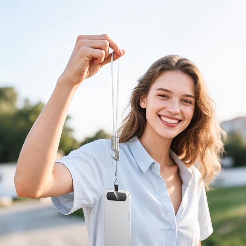 Fast Charging Phone Lanyard Cable With Holder Type C To Lightning Cable Multi Function Design 8