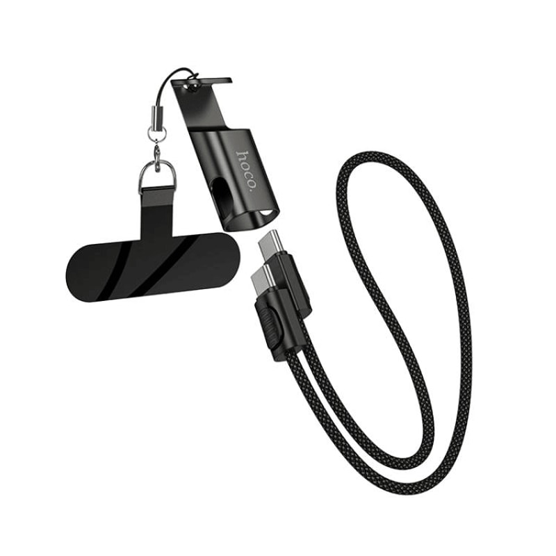 Fast Charging Phone Lanyard Cable With Holder Type C To Lightning Cable Multi Function Design 10