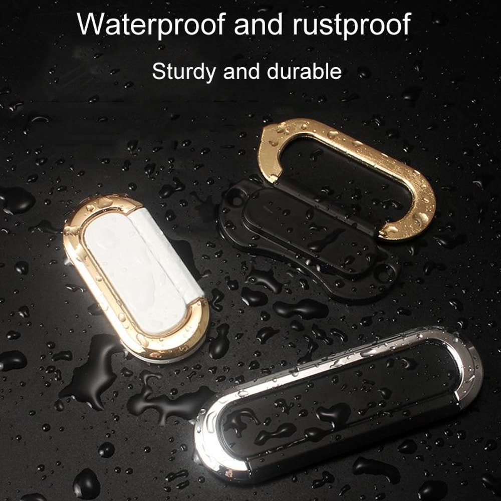 Modern Hidden Drawer Pull Handle Zinc Alloy Cabinet Grip For Sleek Furniture 6