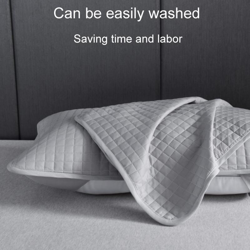 Breathable Cotton Pillowcases Anti Sweat & Dirt Protection