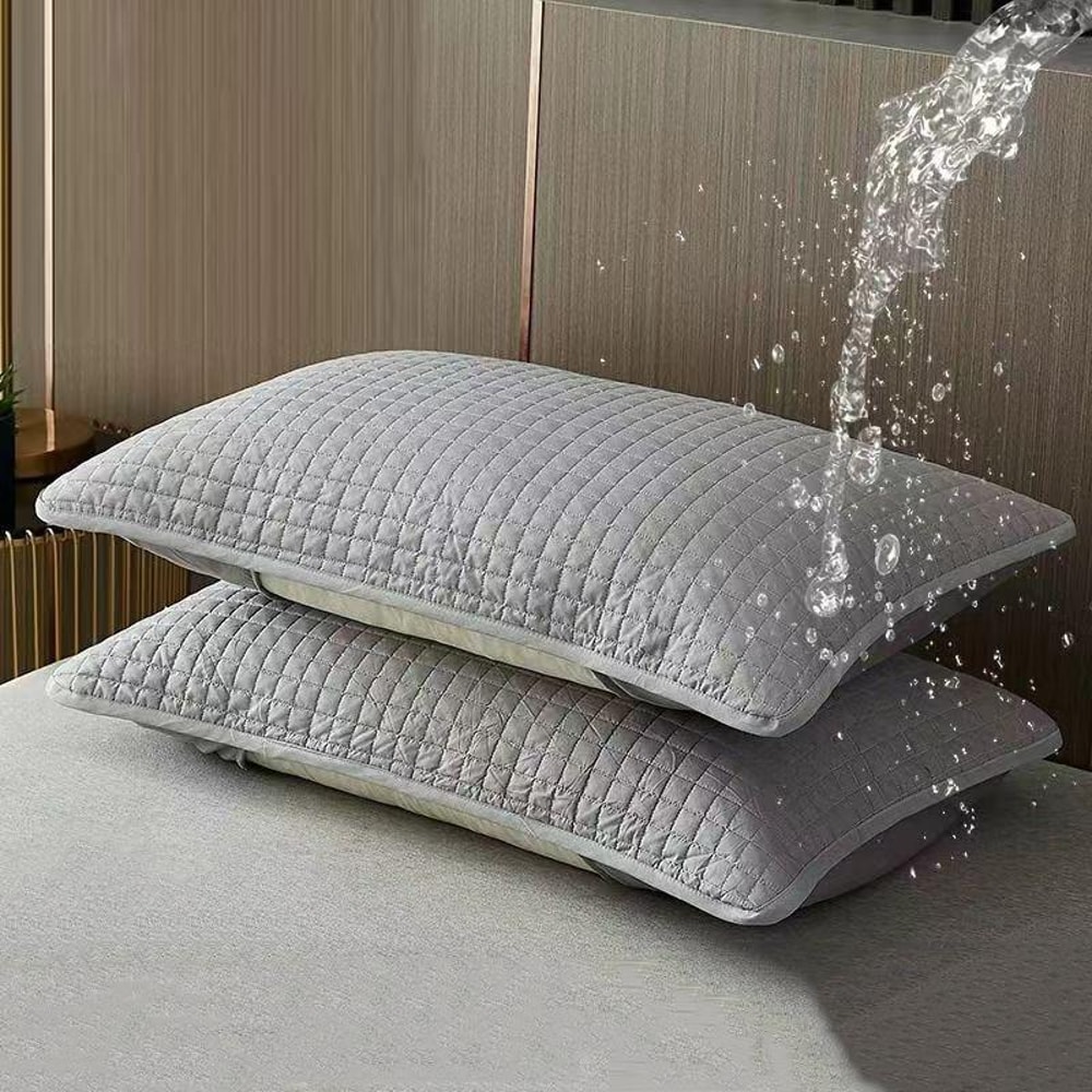 Breathable Cotton Pillowcases Anti Sweat & Dirt Protection