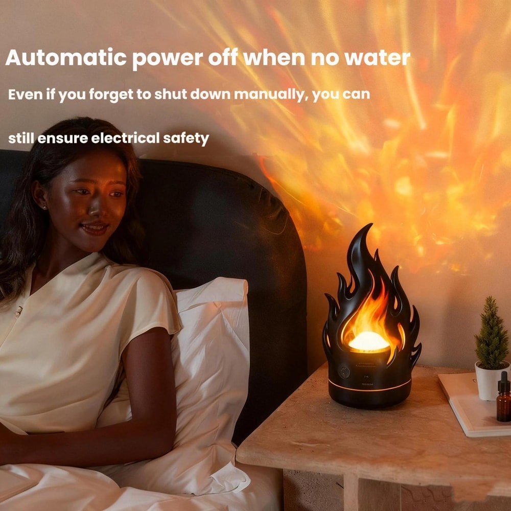 USB Desktop Humidifier With Star Projection Ambient Light 9