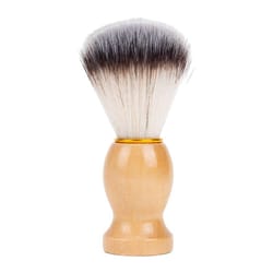 classic badger hair shaving brush with wood handle for rich wet shaves