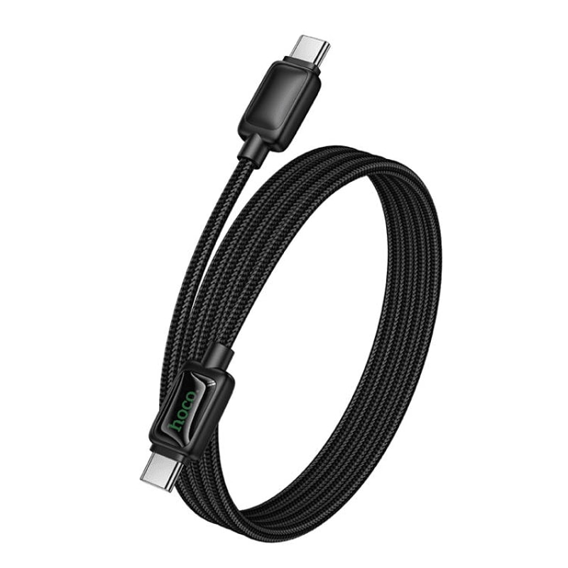 60W USB C Fast Charging Cable With LED Durable Nylon 3