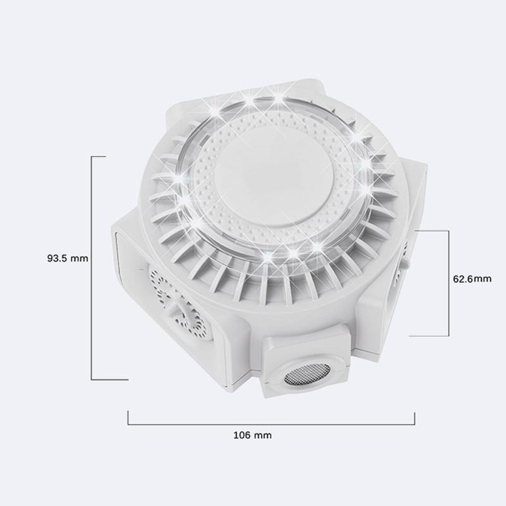 Ultrasonic Pest Repeller Indoor 360 Electronic Rodent And Insect Control Device 6