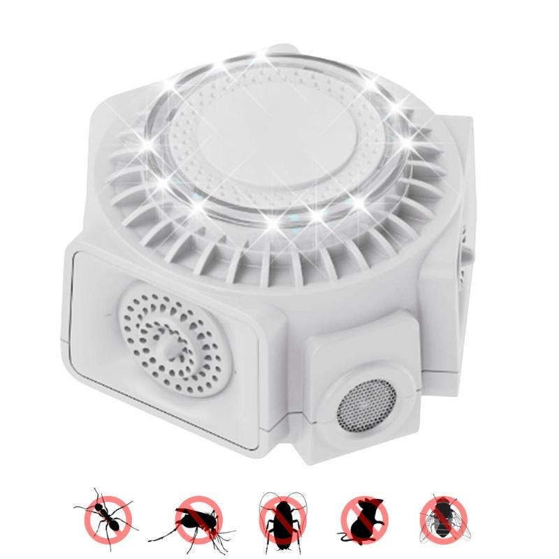 Ultrasonic Pest Repeller Indoor 360 Electronic Rodent And Insect Control Device 7