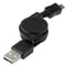 Retractable Micro USB Cable USB Fast Charge Sync Cord Compact Travel Cable 1