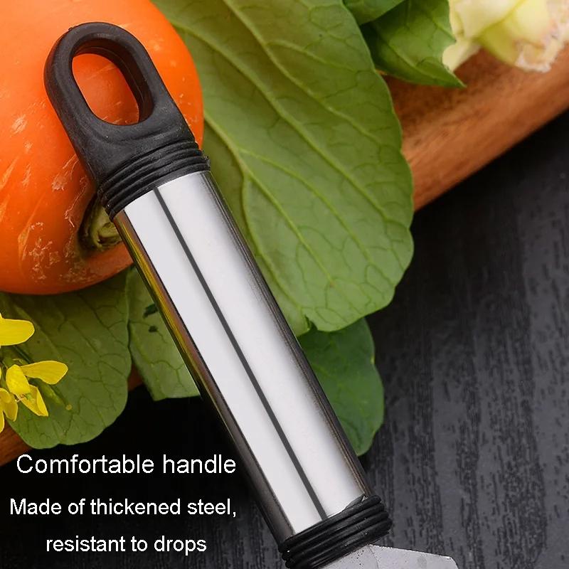 Multifunctional Stainless Steel Paring Knife with Fruit & Vegetable Scraper Bottle Opener Tool