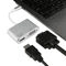 4 In 1 USB C Hub HDMI VGA USB Adapter With 87W Charging 3