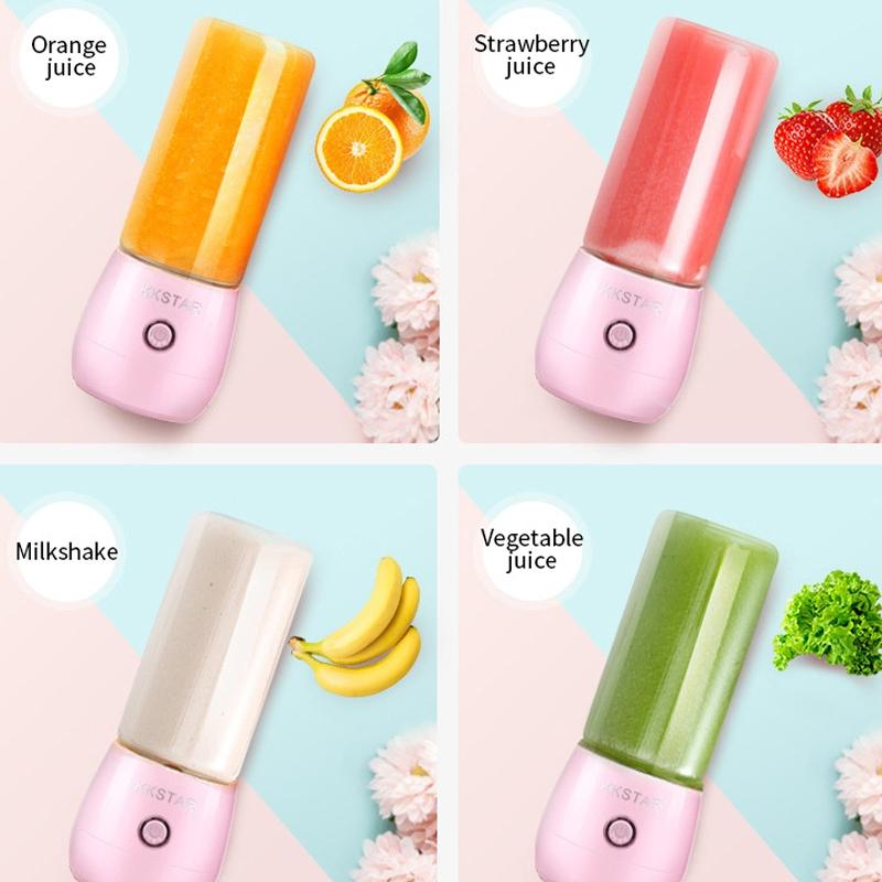 Portable Electric Juicer Cup USB Rechargeable Mini Blender Smoothie Maker For Fresh Juice On The Go 6