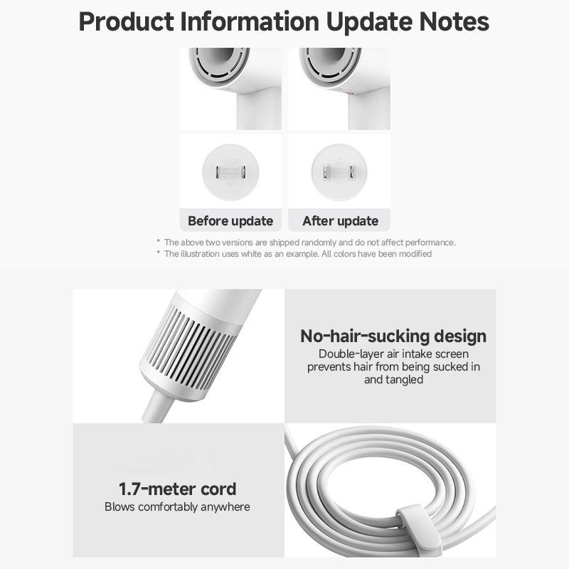 High Speed Hair Dryer Ionic Fast Dry Lightweight Blow Dryer 2