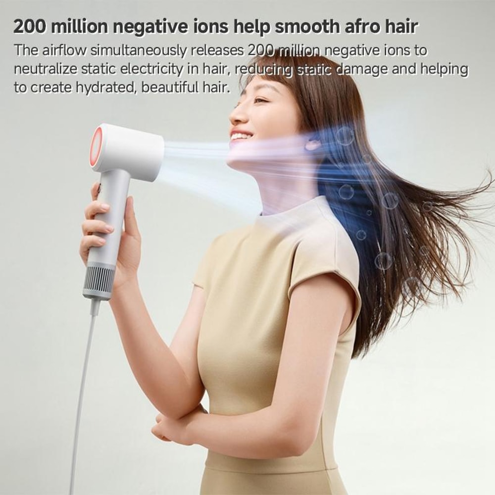 High Speed Hair Dryer Ionic Fast Dry Lightweight Blow Dryer 4