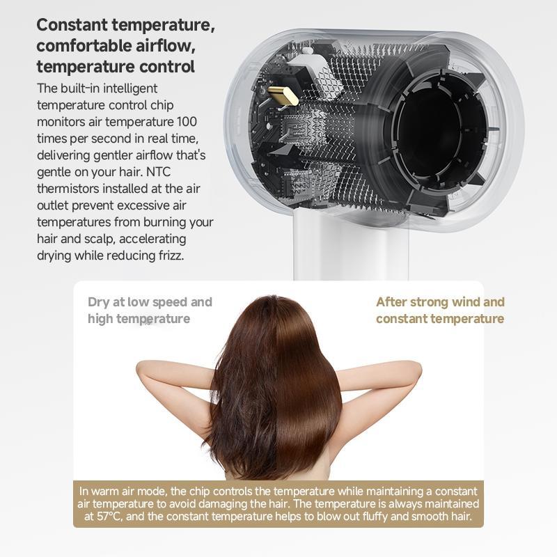 High Speed Hair Dryer Ionic Fast Dry Lightweight Blow Dryer 7