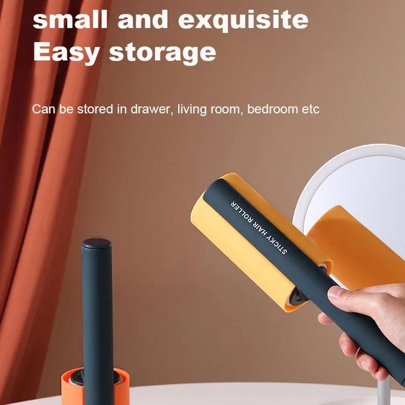 Reusable Lint Roller For Clothes And Sofa Pet Hair Remover With TearOff Sheets 9