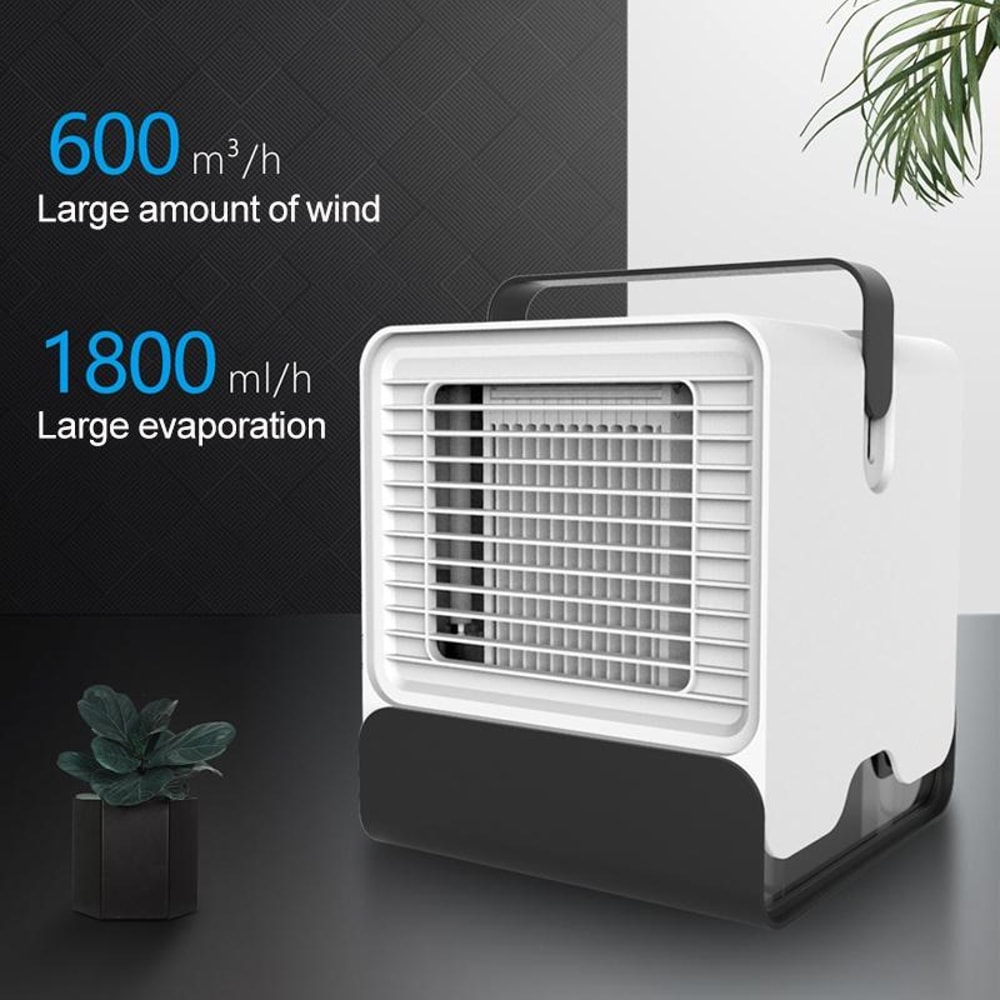 Spades Negative Ion Portable Air Cooler Fan with Humidification – Personal Air Conditioner for Home & Office