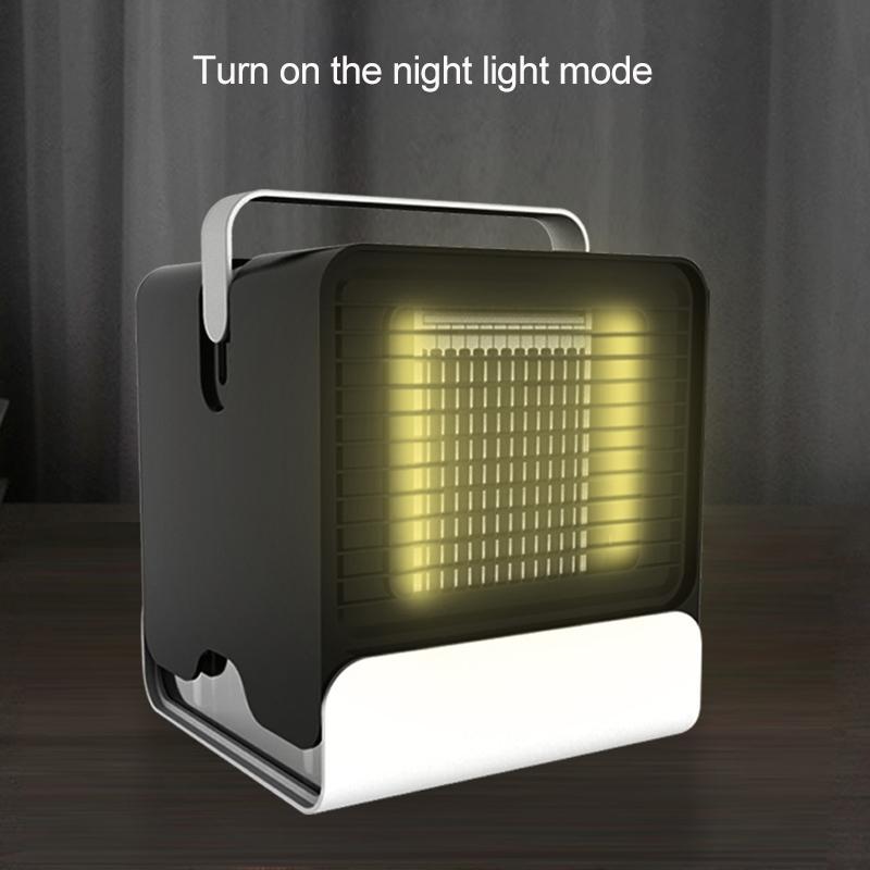 Spades Negative Ion Portable Air Cooler Fan with Humidification – Personal Air Conditioner for Home & Office