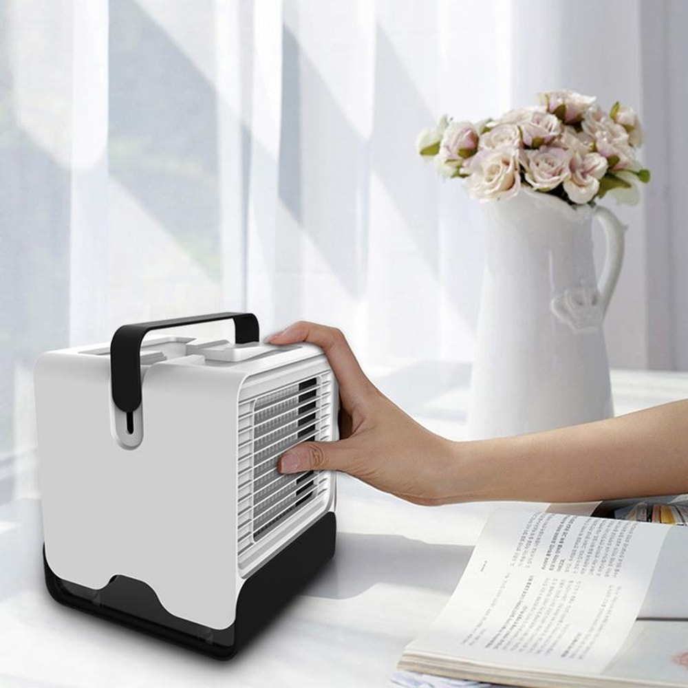 Spades Negative Ion Portable Air Cooler Fan with Humidification – Personal Air Conditioner for Home & Office