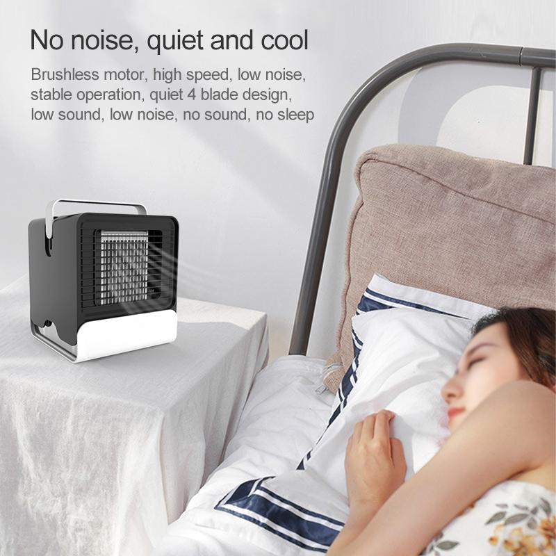 Spades Negative Ion Portable Air Cooler Fan with Humidification – Personal Air Conditioner for Home & Office