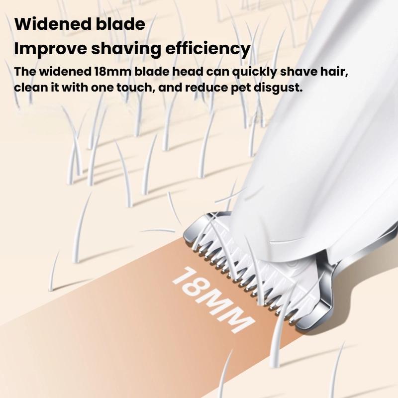 Quiet Waterproof Pet Paw Trimmer For Cats Dogs With LED Display USB Rechargeable Grooming Clipper 3