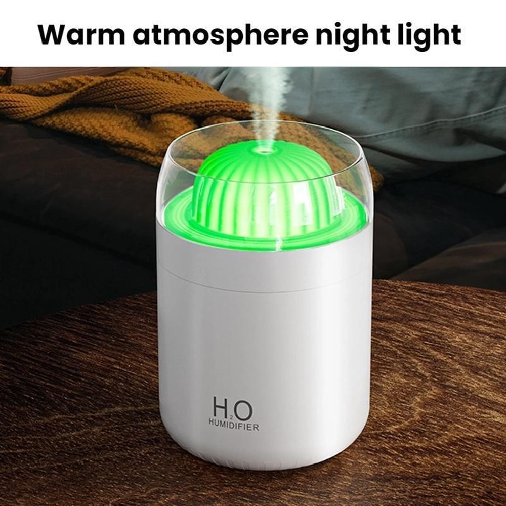 Cactus USB Humidifier Mini Car And Desk Cool Mist Night Light 10