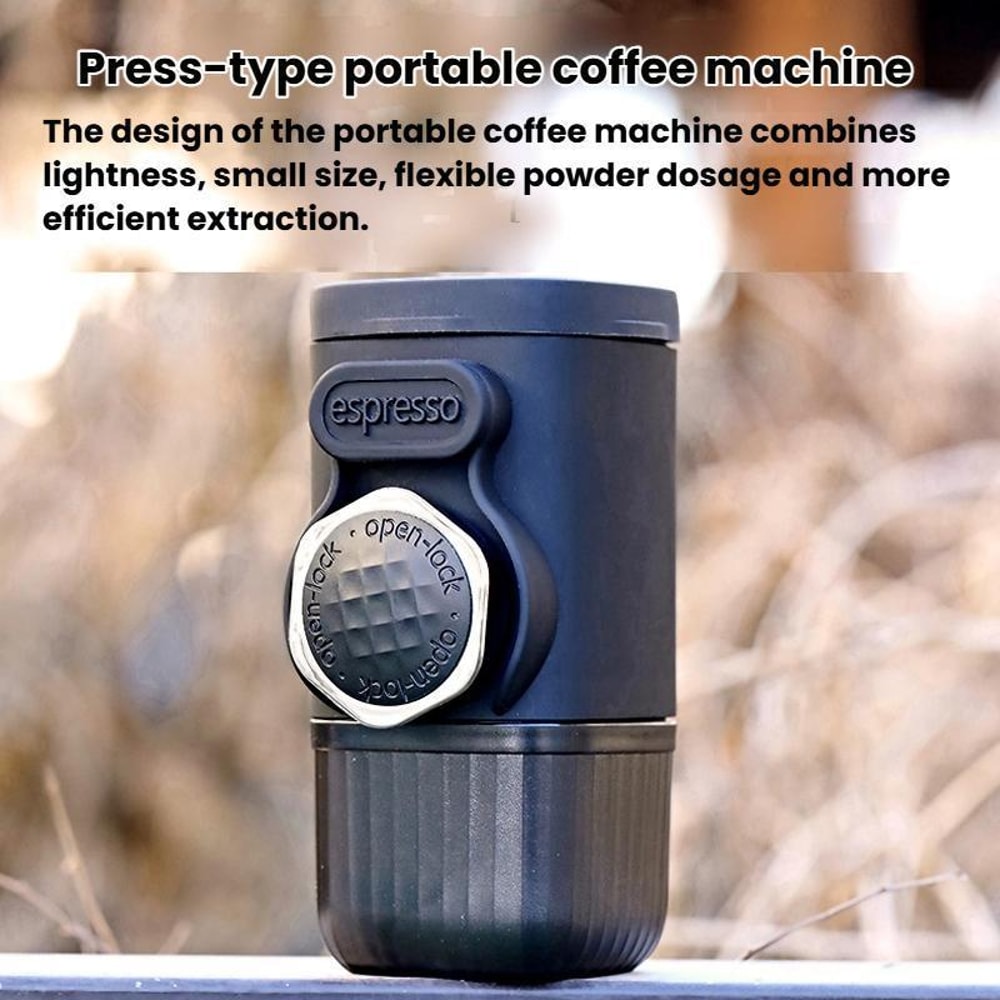 Portable Hand Press Coffee Maker Travel Manual Brewer 1