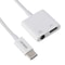 USB C To 35mm Adapter With Charging Dual Port Type C Audio Splitter Cable 3