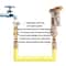 Wall Mounted Toilet Cleaning Brush Handle No Drill Bathroom Cleaning Tool 6