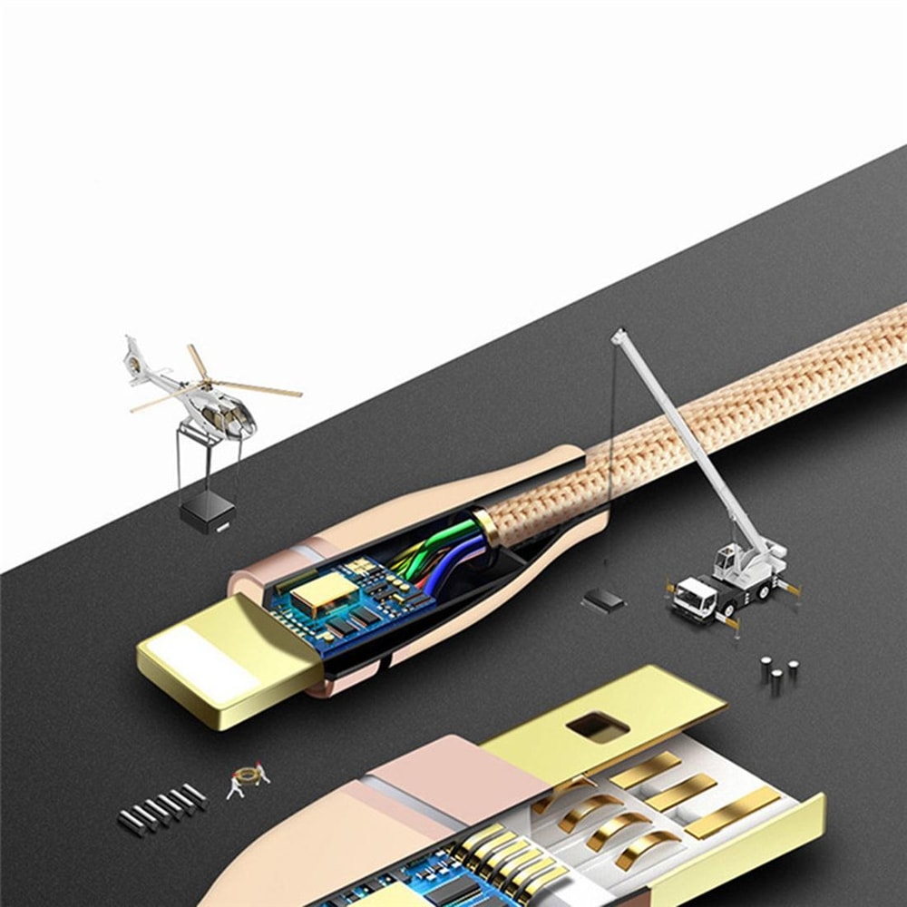 Braided Micro USB Cable Fast Charging Sync Durable USB Charging Cable 5