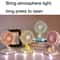 USB Desktop Fan With Night Light Quiet Mini USB Fan For Bedroom Office Cooling 1