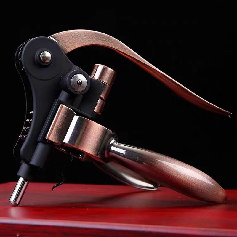 Premium Zinc Alloy Wine Opener Manual Corkscrew Ergonomic Bottle Opener 1