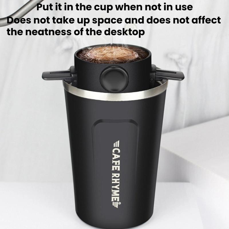 Portable Paperless Pour Over Coffee Dripper Reusable Filter Cone 4