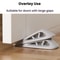 Silicone Door Stopper Adhesive Wall Protector Anti Collision Door Stop Wedge 1