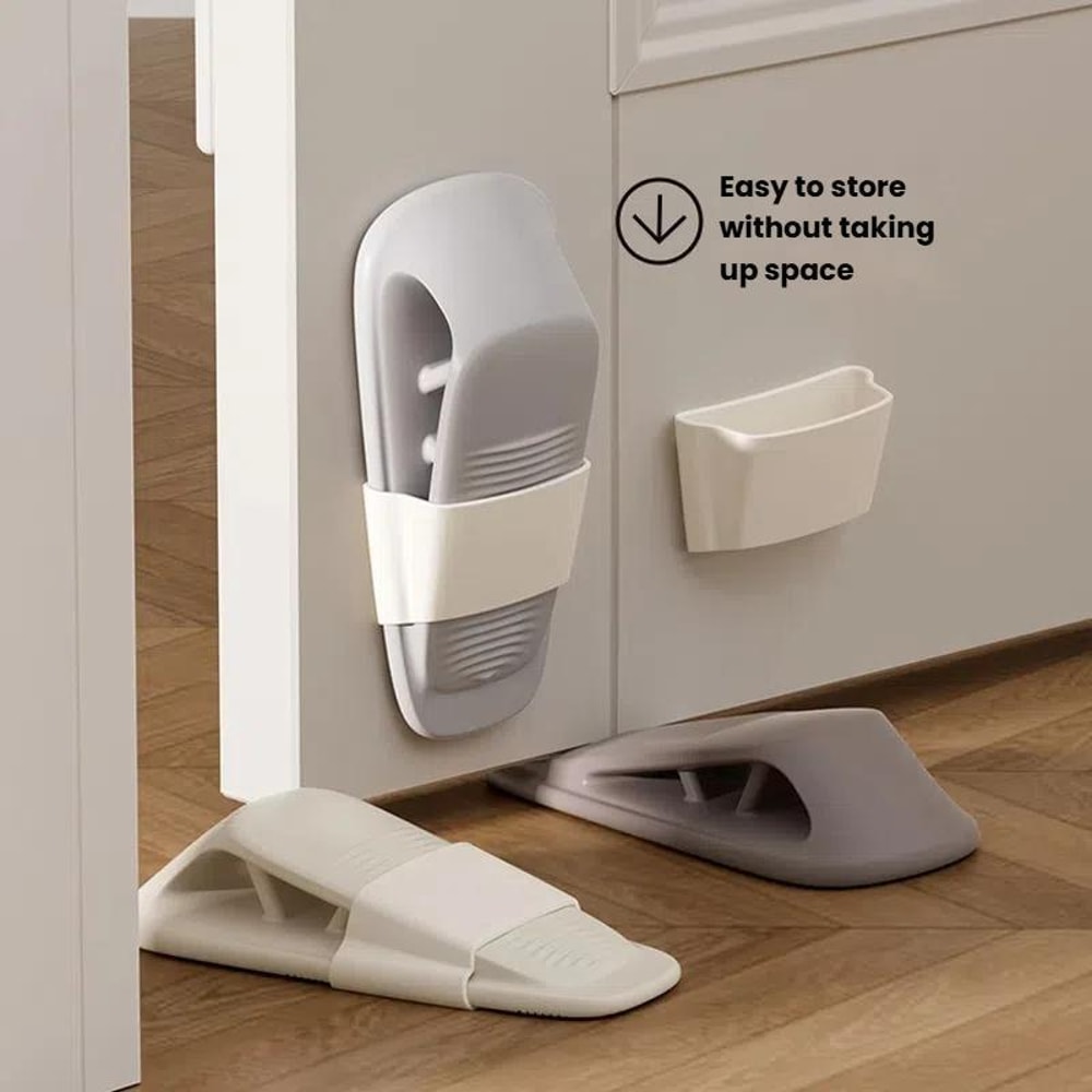 Silicone Door Stopper Adhesive Wall Protector Anti Collision Door Stop Wedge 7