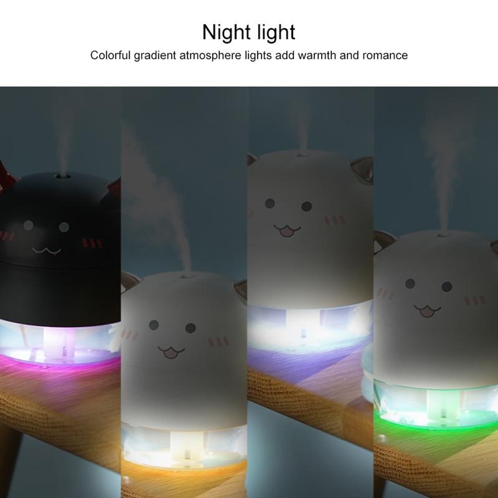 Angel Mini Humidifier With Night Light USB Cool Mist 10