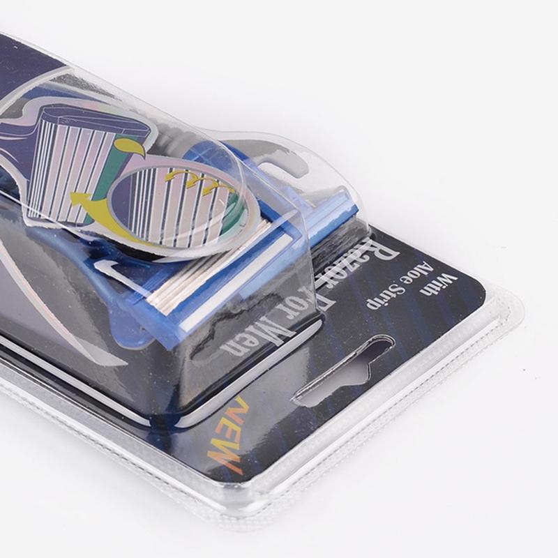 Razor For Men With Stainless Steel Blades And Aloe Glide Strip 2